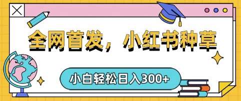 小红书种草，手机项目，日入3张，复制黏贴即可，可矩阵操作，动手不动脑【揭秘】插图